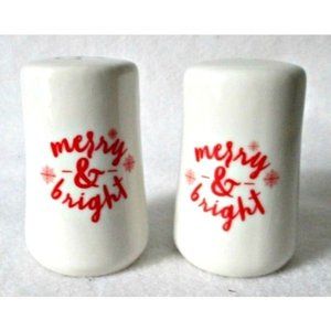 Holiday Salt Pepper Set Merry & Bright